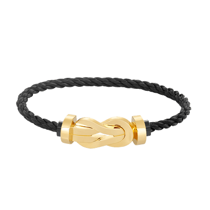 [Lunabriance]CHANCE LARGE 8 FIGURE BUCKLE NO DIAMOND BRACELET GOLD