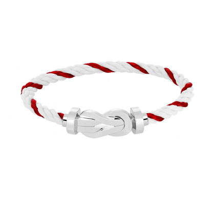 [Lunabriance]CHANCE LARGE 8 FIGURE BUCKLE NO DIAMOND BRACELET SILVER