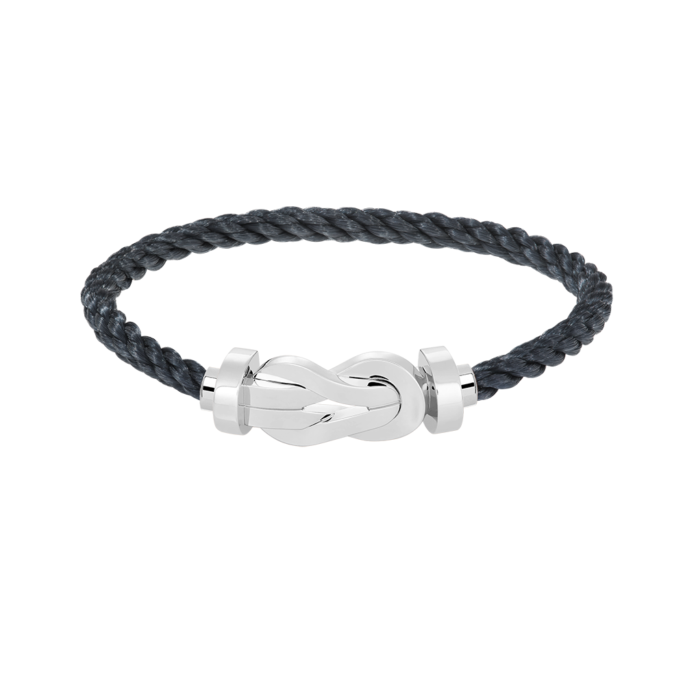 [Lunabriance]CHANCE LARGE 8 FIGURE BUCKLE NO DIAMOND BRACELET SILVER