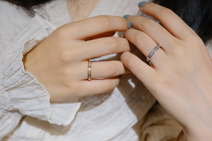 [Lunabriance]LOVE RING 2.65MM DIAMOND