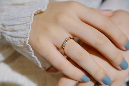 [Lunabriance]LOVE RING 2.65MM DIAMOND