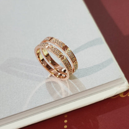[Lunabriance]LOVE RING 2.65MM DIAMOND