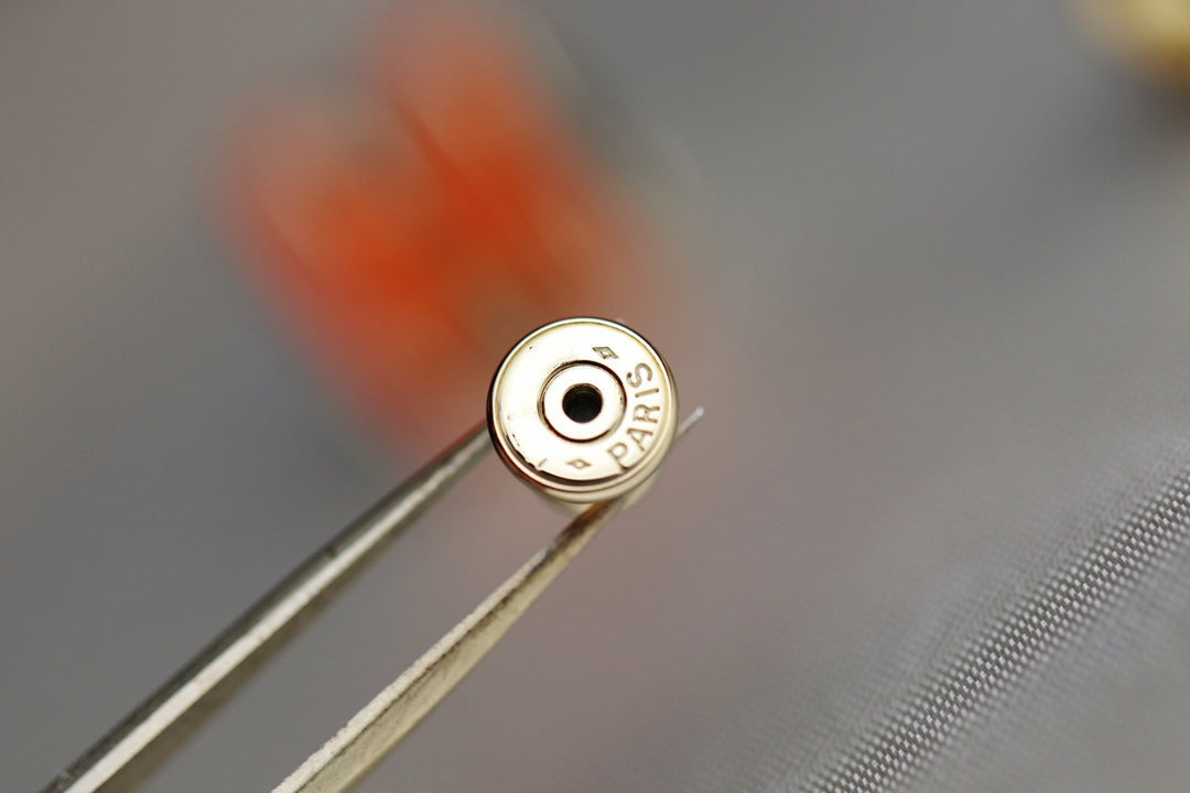 [Lunabriance]MINI POP H EARRINGS ORANGE