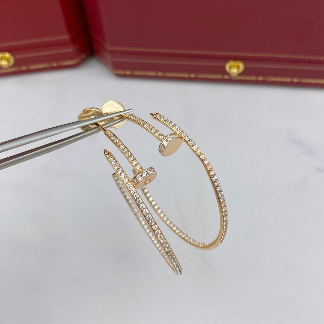 [Lunabriance]JUSTE EARRINGS FULL DIAMONDS 1.8MM