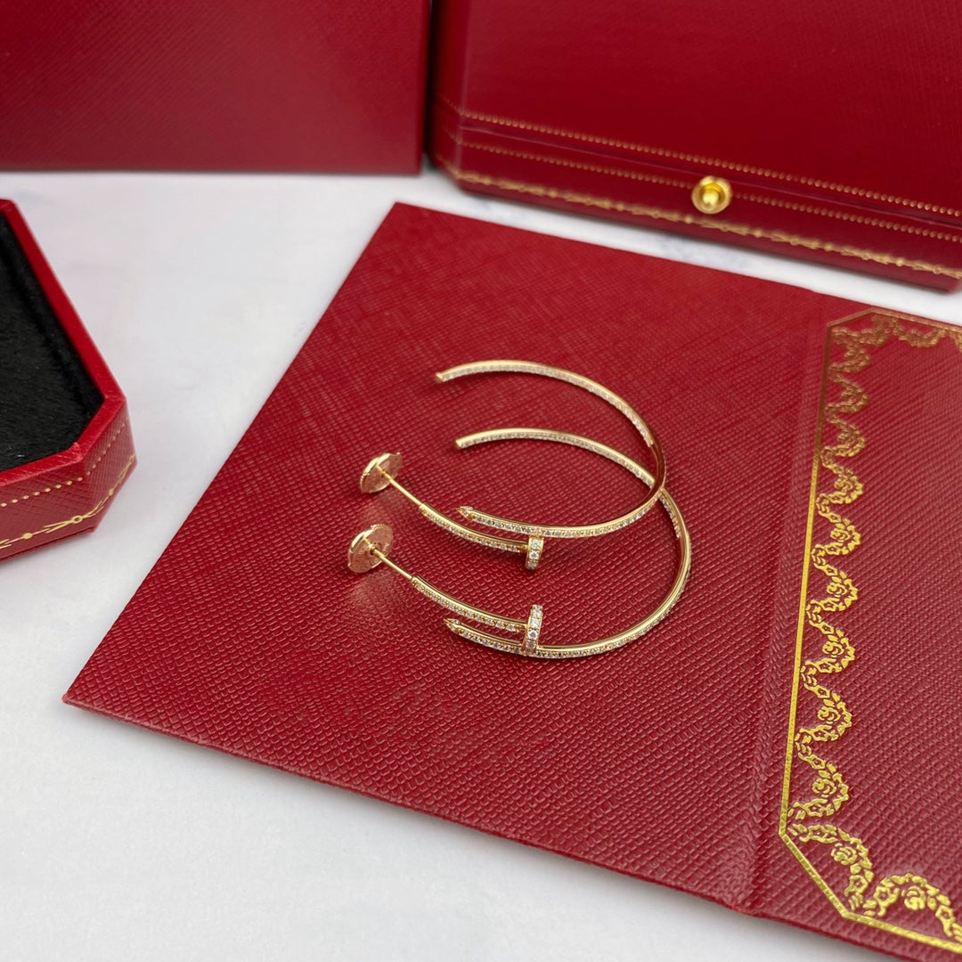 [Lunabriance]JUSTE EARRINGS FULL DIAMONDS 1.8MM