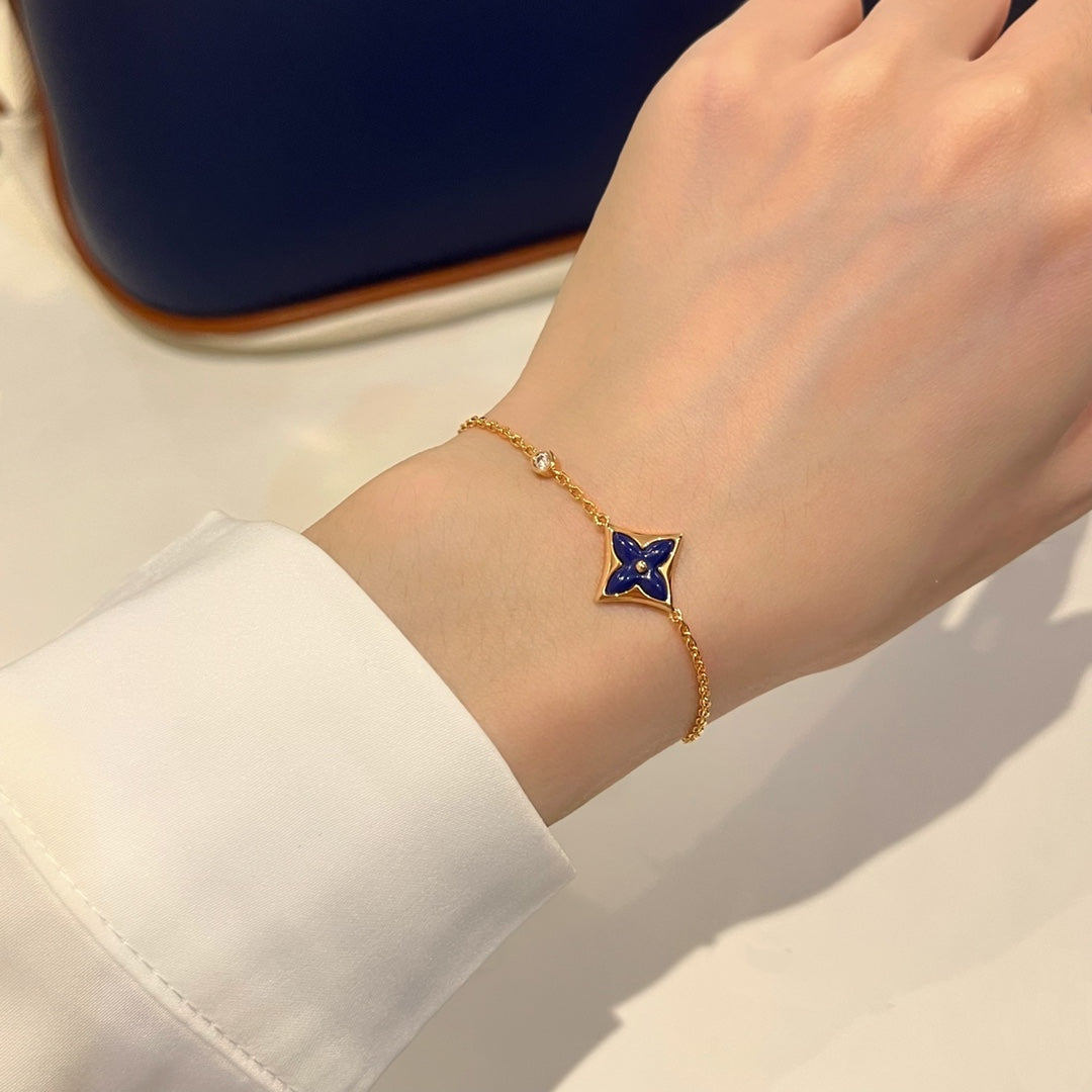 [Lunabriance]COLOR STAR PINK GOLD DIAMOND BRACELET