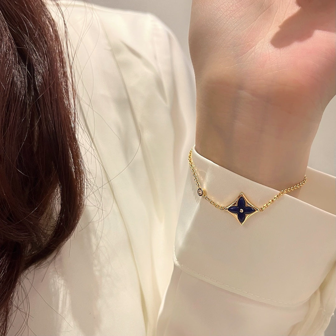 [Lunabriance]COLOR STAR PINK GOLD DIAMOND BRACELET