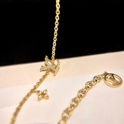 [Lunabriance]LOGO STAR MOTIF GOLD BRACELET