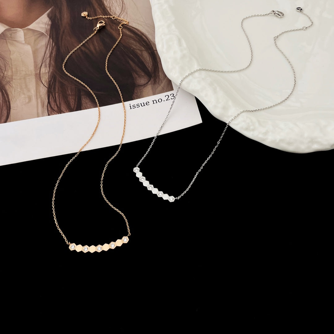 [Lunabriance]BEE MY LOVE DIAMOND NECKLACE