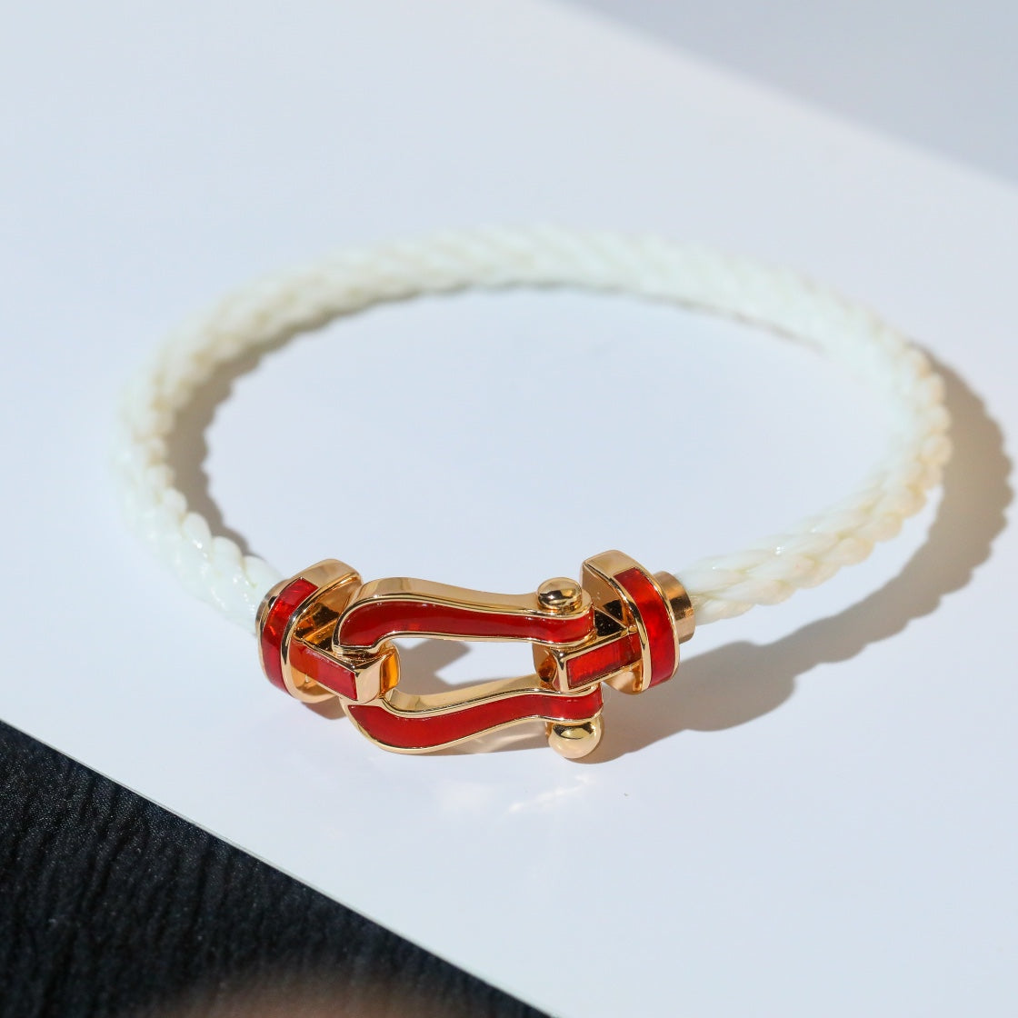 [Lunabriance]FORCE 10 WHITE TEXTILE DIAMOND PAVED