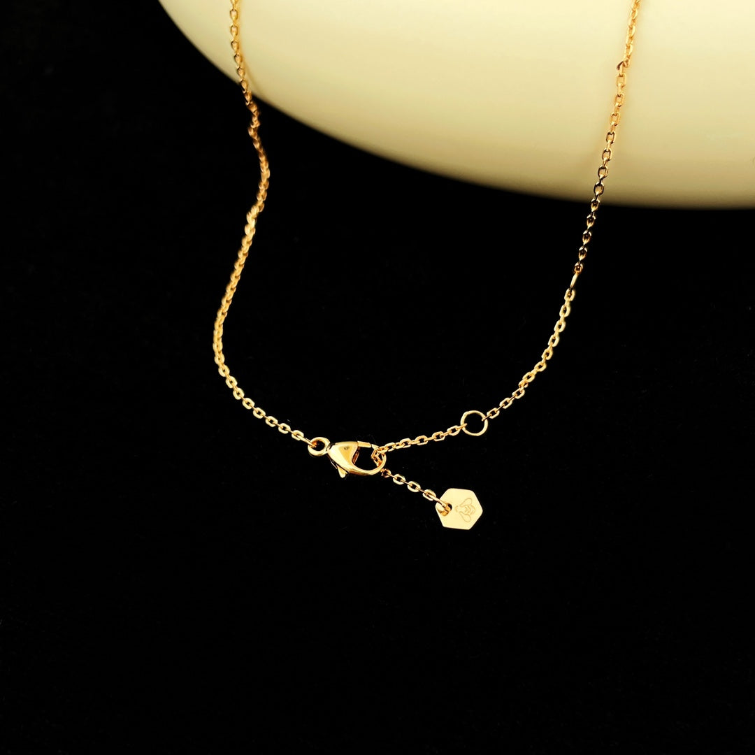 [Lunabriance]BEE MINI PEDANT DIAMOND NECKLACE