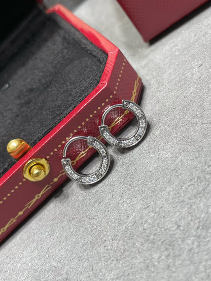 [Lunabriance]LOVE DIAMOND EARRINGS