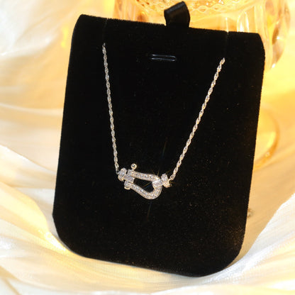 [Lunabriance]FORCE 10 DIAMOND SILVER NECKLACE MINI MODEL