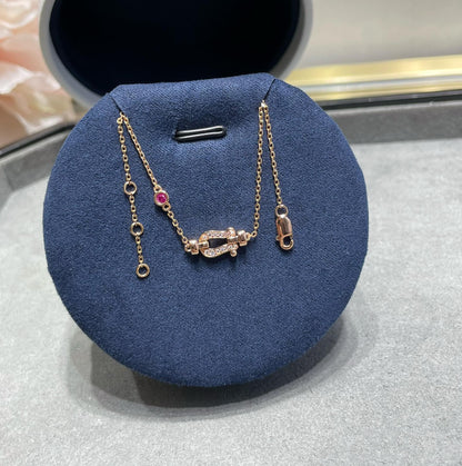 [Lunabriance]FORCE 10 DIAMOND CHAIN LINK PINK GOLD BRACELET