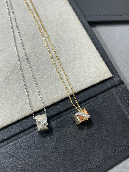 [Lunabriance]LIENS EVIDENCE DIAMOND NECKLACE