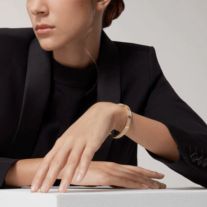 [Lunabriance]LOVE BRACELET 6.1MM DIAMOND-PAVED