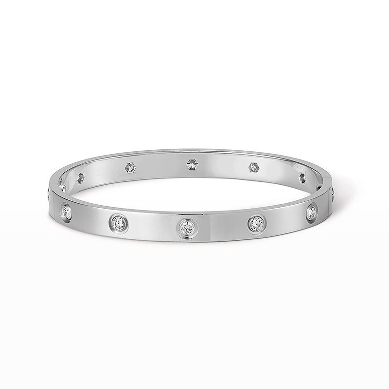 [Lunabriance]LOVE BRACELET 6.1MM 10 DIAMONDS
