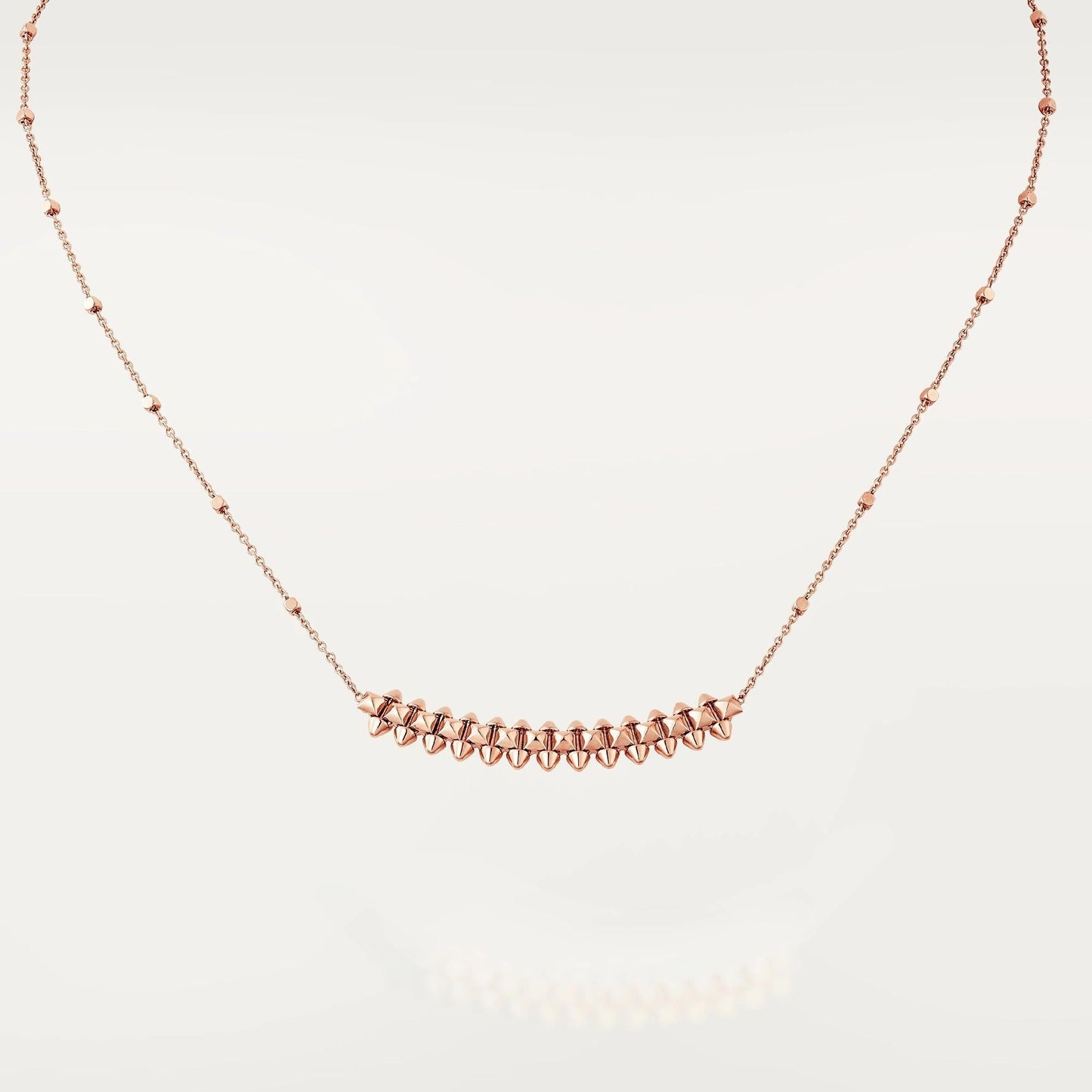 [Lunabriance]CLASH PINK GOLD NECKLACE