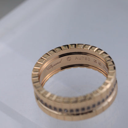 [Lunabriance]ICE CUBE RING WITH DIAMONDS