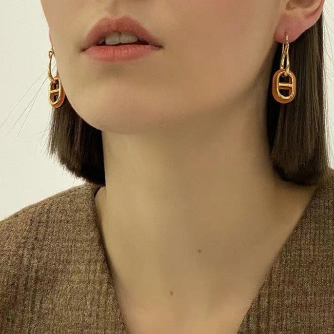 [Lunabriance]HM O'MAILLON GOLD EARRINGS