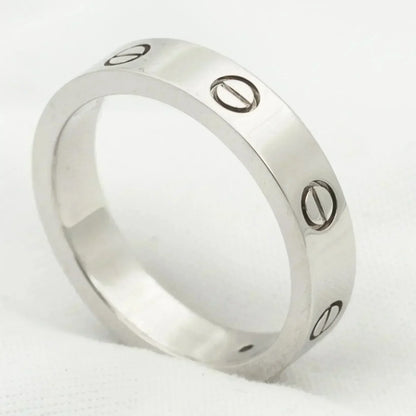 [Lunabriance]LOVE RING 4MM 1 DIAMOND SILVER