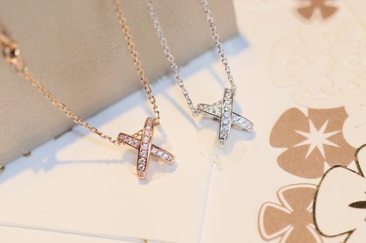 [Lunabriance]JEUX DE DIAMOND NECKLACE
