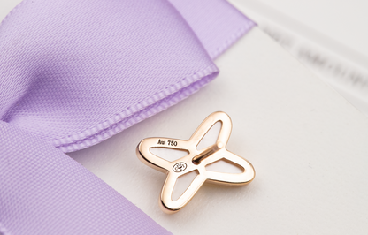 [Lunabriance]JEUX DE WHITE MOP PINK GOLD DIAMOND EARRINGS