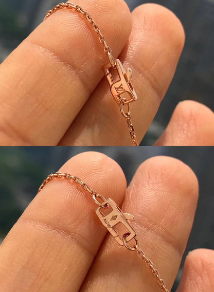 [Lunabriance]BLOSSOM PENDANT PINK GOLD AND DIAMOND