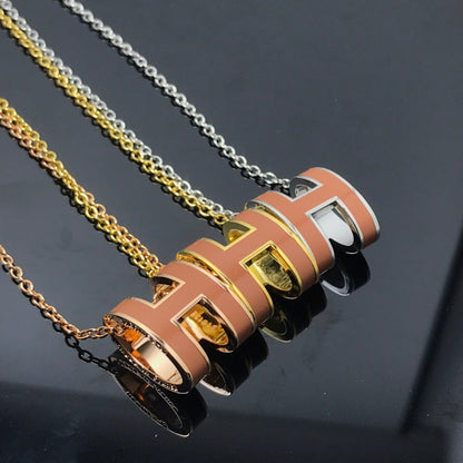 [Lunabriance]H NECKLACE BROWN
