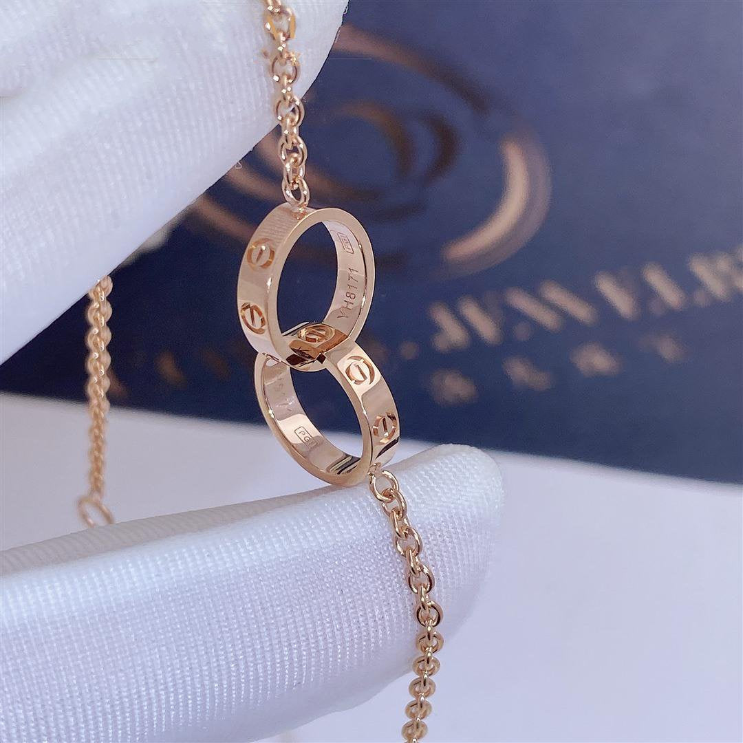 [Lunabriance]LOVE BRACELET DOUBLE RING