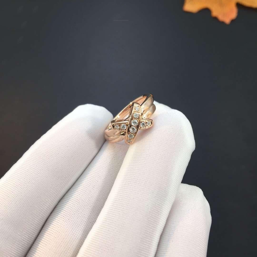 [Lunabriance]JEUX DE PINK GOLD DIAMOND RING
