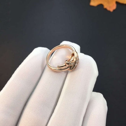 [Lunabriance]JEUX DE PINK GOLD DIAMOND RING