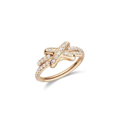 [Lunabriance]JEUX DE RING PINK GOLD DIAMOND