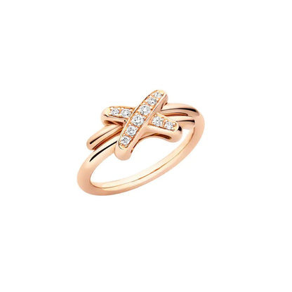 [Lunabriance]JEUX DE PINK GOLD DIAMOND RING