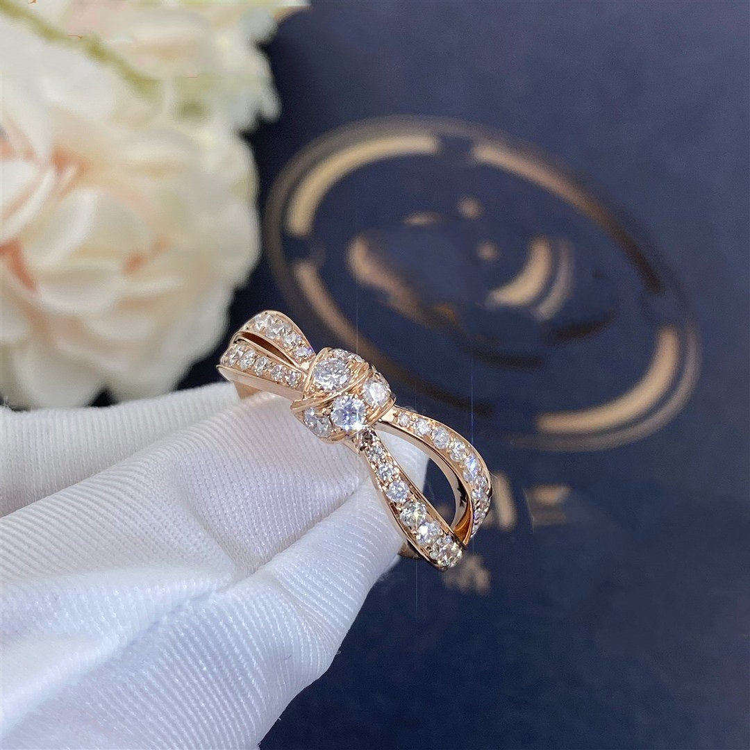 [Lunabriance]LIENS PINK GOLD DIAMOND RING