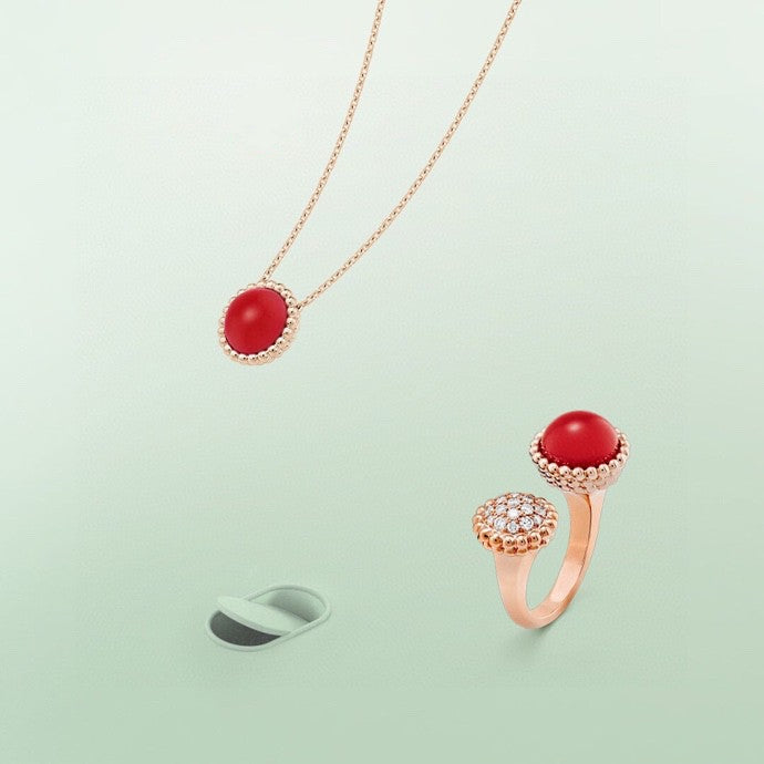 [Lunabriance]PERLEE COULEURS DIAMOND ROSE GOLD BETWEEN THE FINGER RING