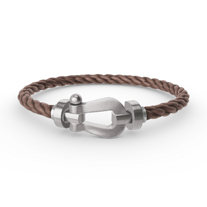 [Lunabriance]FORCE LARGE HORSESHOE NO DIAMOND BRACELET SILVER