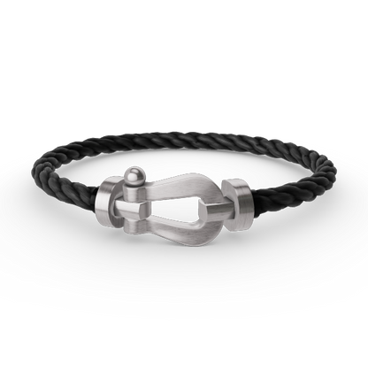 [Lunabriance]FORCE LARGE HORSESHOE NO DIAMOND BRACELET SILVER