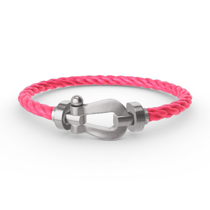 [Lunabriance]FORCE LARGE HORSESHOE NO DIAMOND BRACELET SILVER
