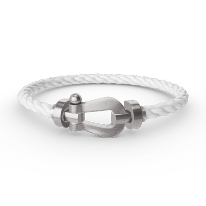 [Lunabriance]FORCE LARGE HORSESHOE NO DIAMOND BRACELET SILVER